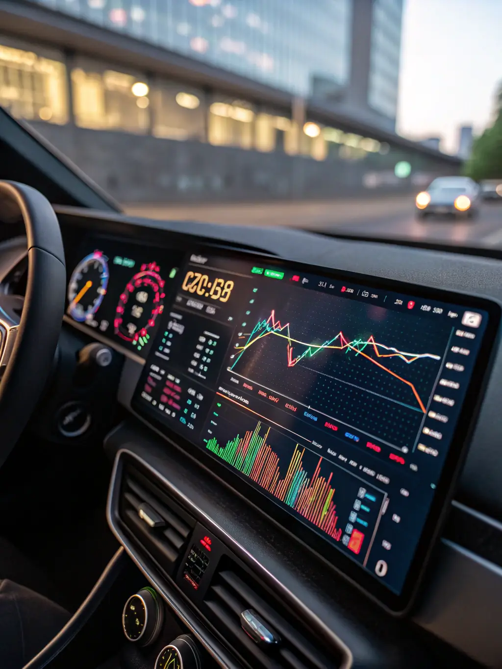 An image of a modern dashboard displaying real-time financial data, charts, and key performance indicators, representing Log-in.lol's Advanced Financial Analytics service.